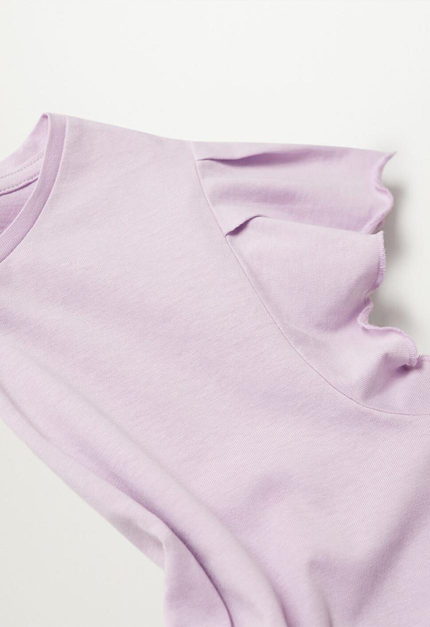 MANGO - Soft short sleeve tee - dark purple