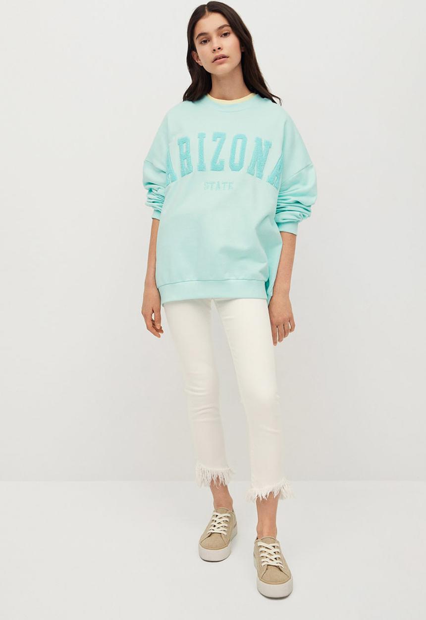 MANGO - Sudadera hawai - blue