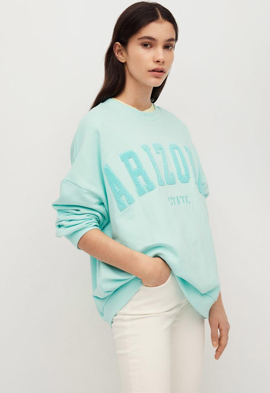 MANGO - Sudadera hawai - blue