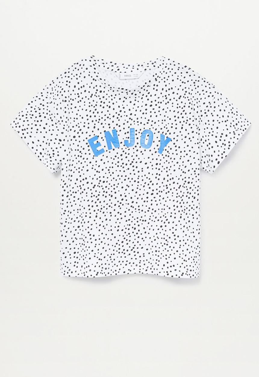 MANGO - Tusa short sleeve tee - white