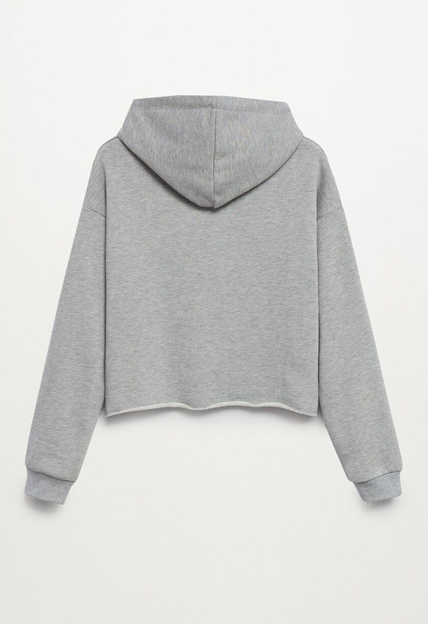 MANGO - Sudadera harvard - grey