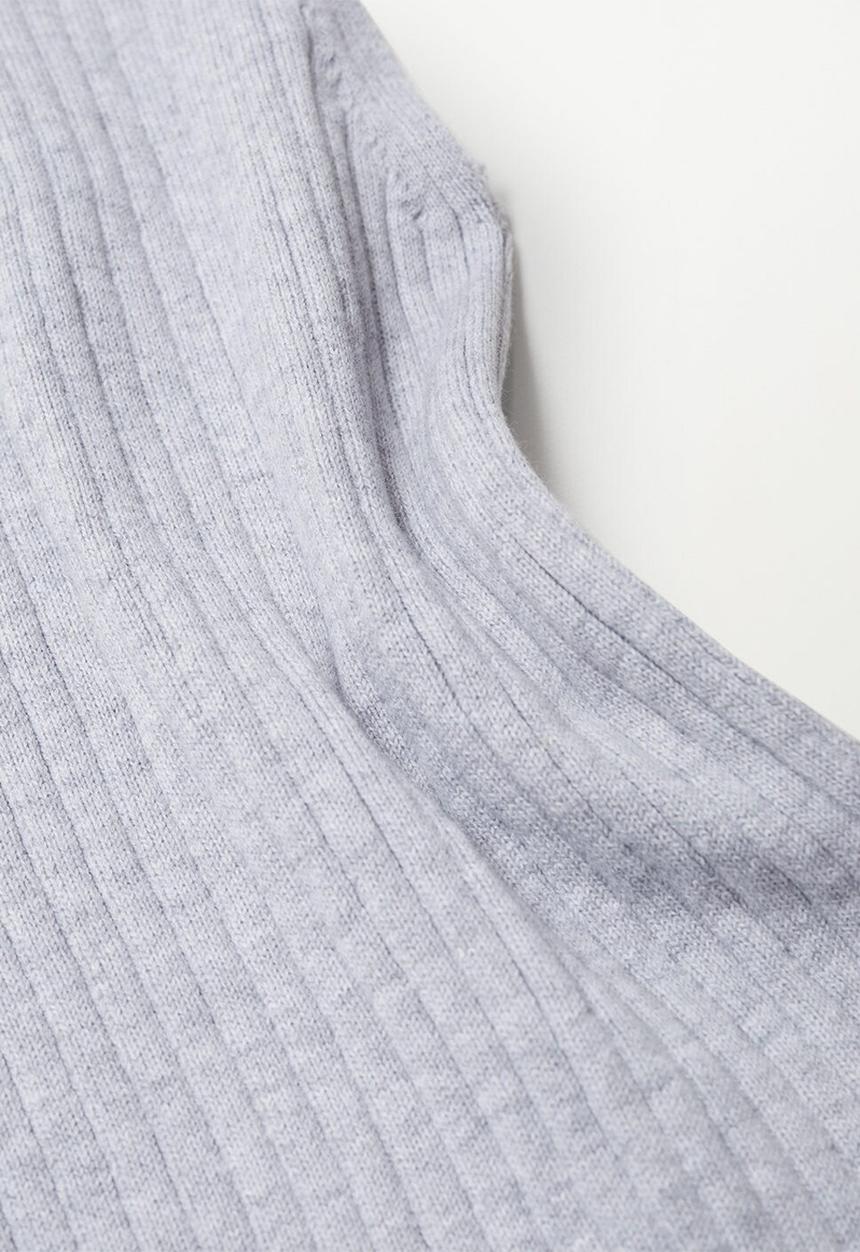 MANGO - Top ribi - grey