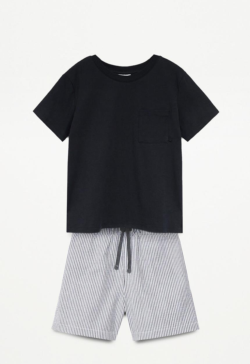 MANGO - Pyjama pack orson - black