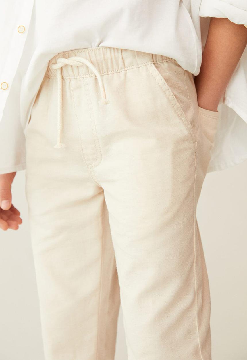MANGO - Trousers nico - light beige
