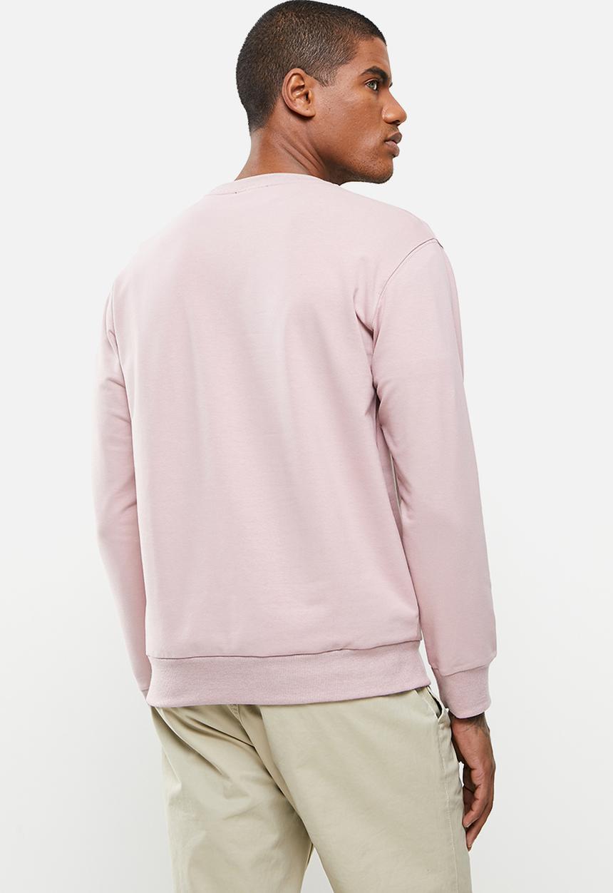 STYLE REPUBLIC - Plain crew neck sweat top - pink 
