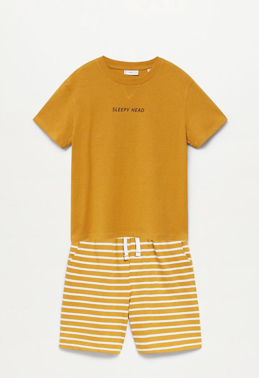 MANGO - Pijam pack sleepy - yellow