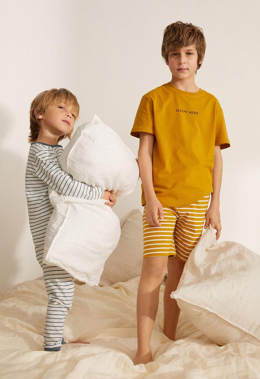 MANGO - Pijam pack sleepy - yellow