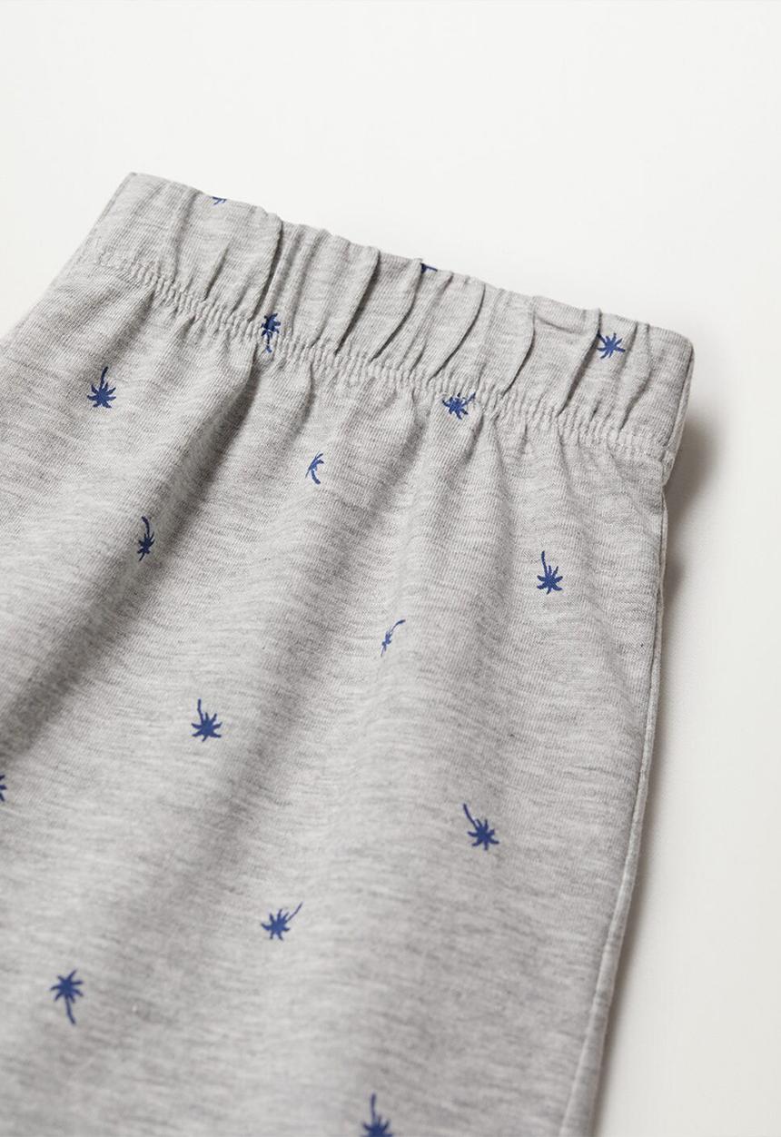MANGO - Pijama pack rene - grey & white 