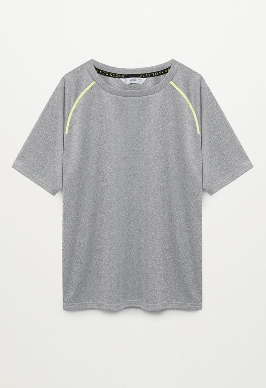 MANGO - T-shirt tgoal - grey
