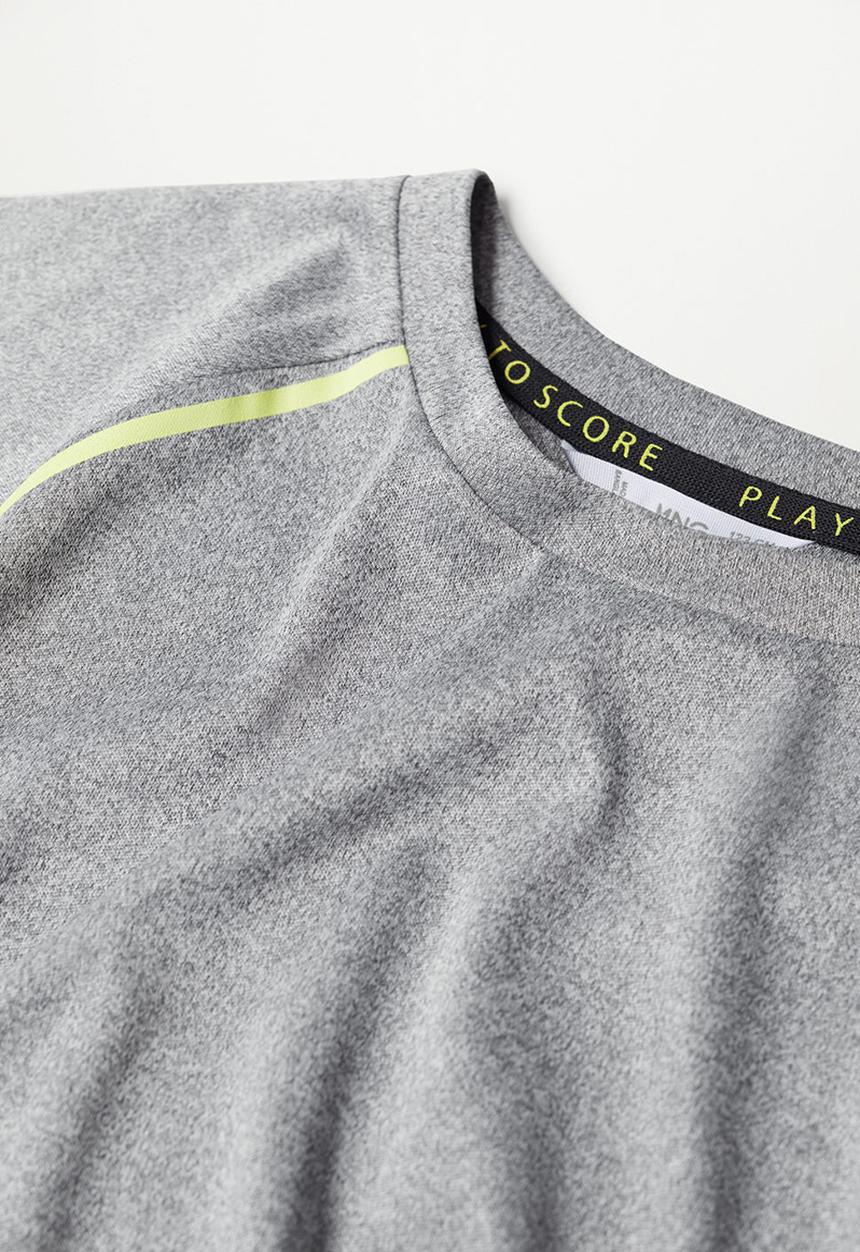 MANGO - T-shirt tgoal - grey