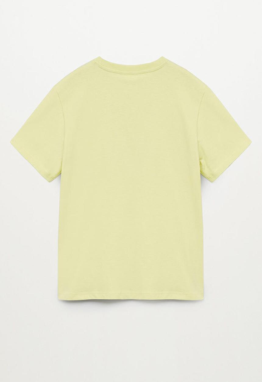 MANGO - T-shirt surf - yellow