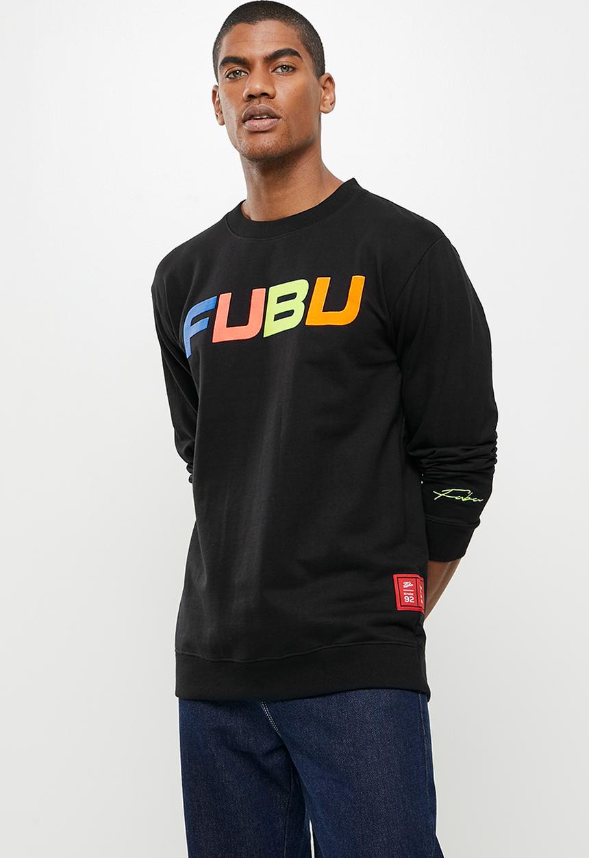 FUBU - Fubu puff mens sweater - black