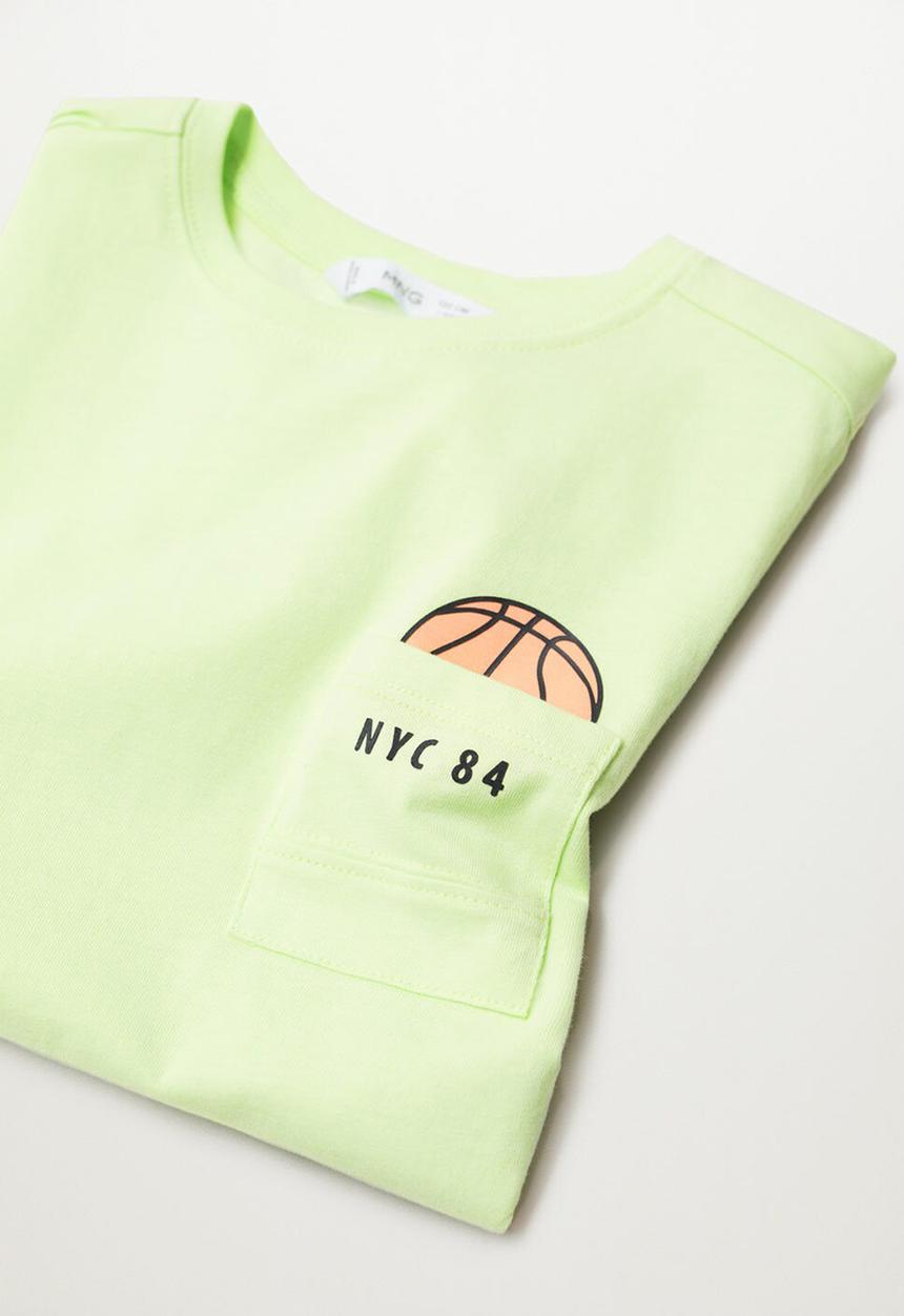MANGO - T-shirt sport - bright yellow