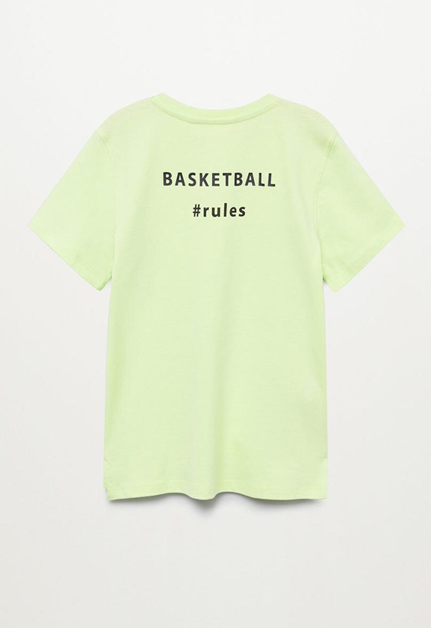 MANGO - T-shirt sport - bright yellow