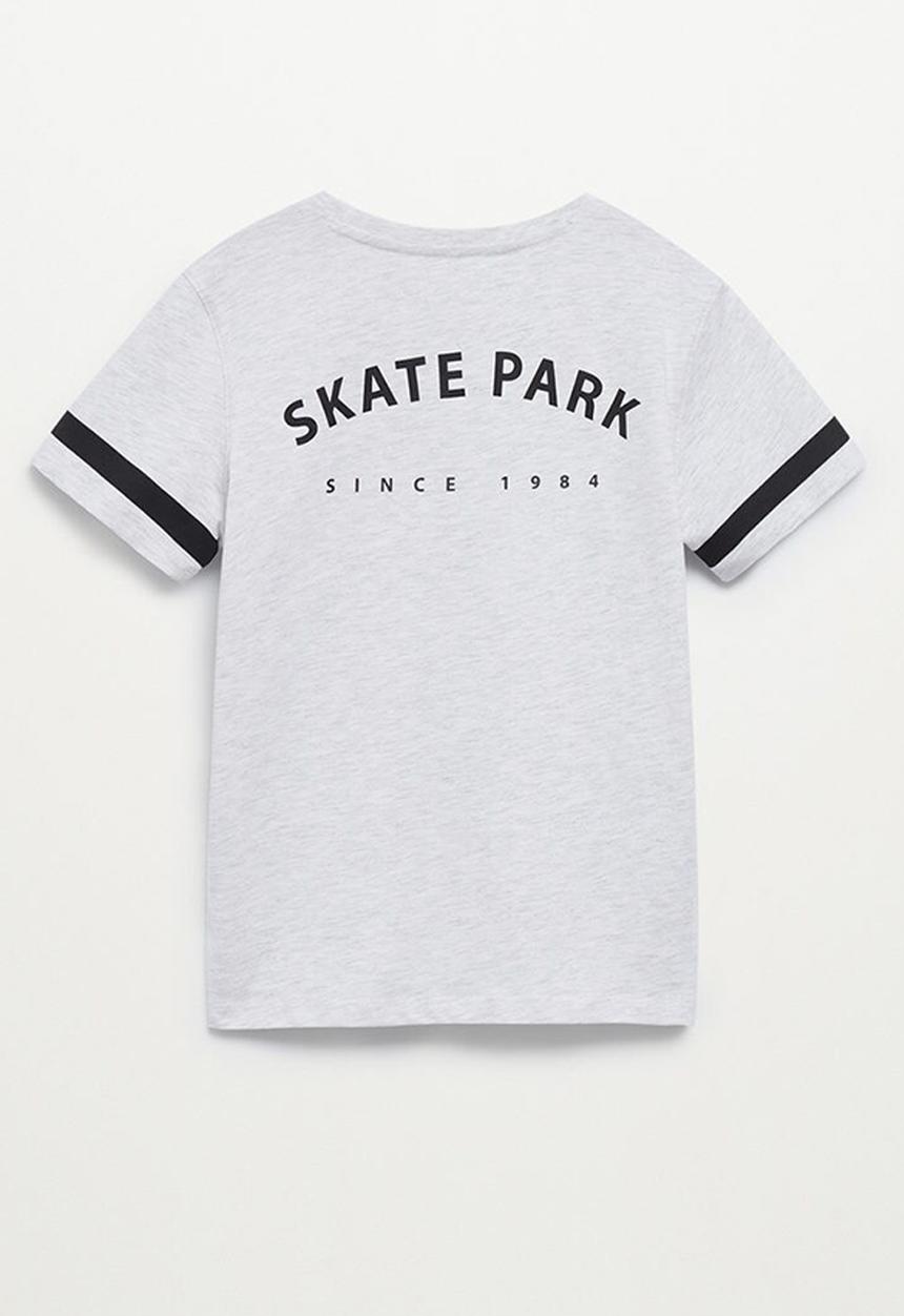 MANGO - T-shirt sport - grey