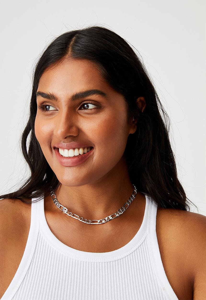 Rubi - Premium forever necklace - silver 