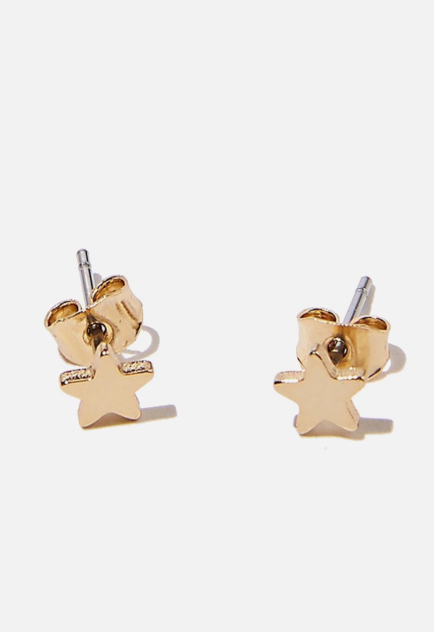 Rubi - Premium stud earrings - gold