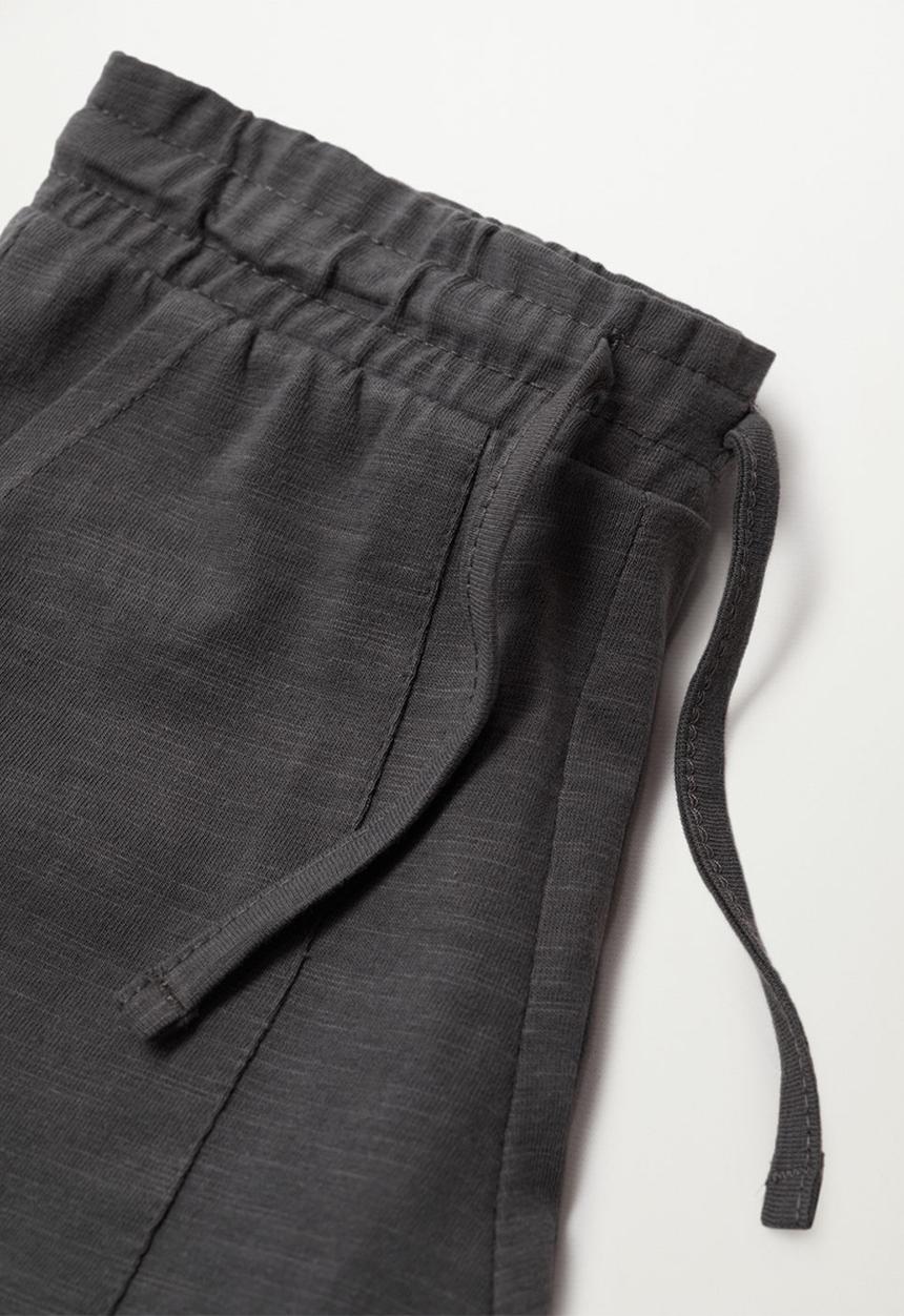 MANGO - Bermuda shorts slub8 - grey 