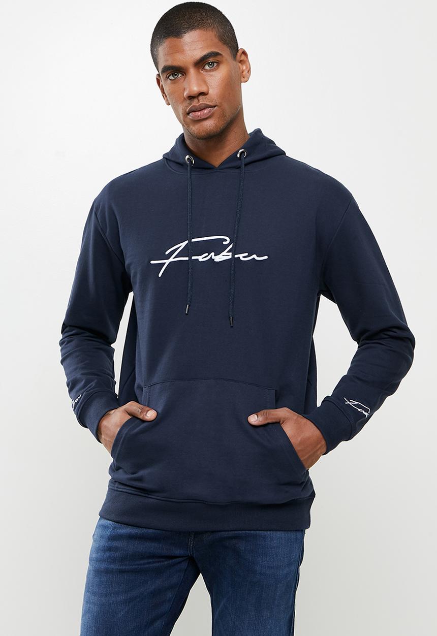 FUBU - Fubu mens hoodie - navy
