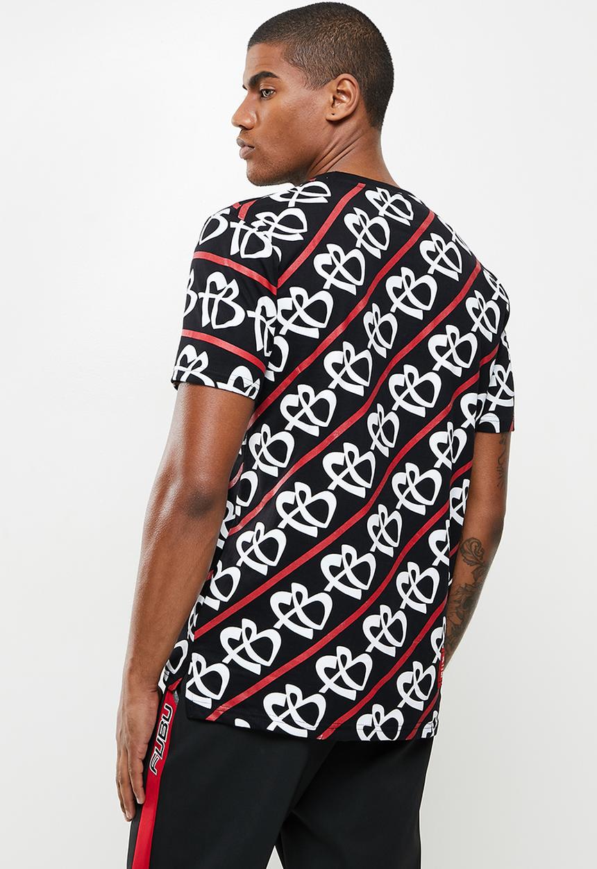 FUBU - Hollywood mens T-shirt - black 
