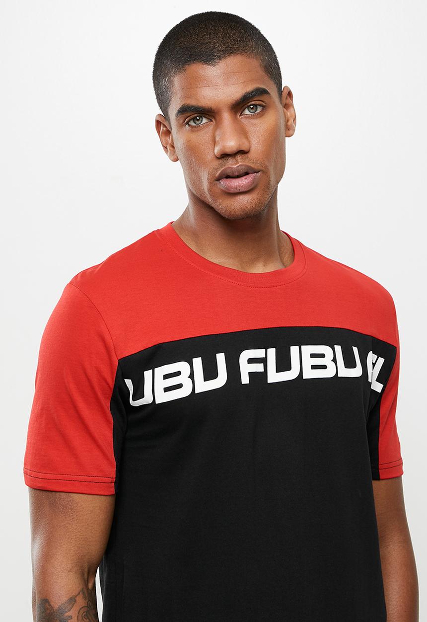 FUBU - Melrose mens T-shirt - red & black