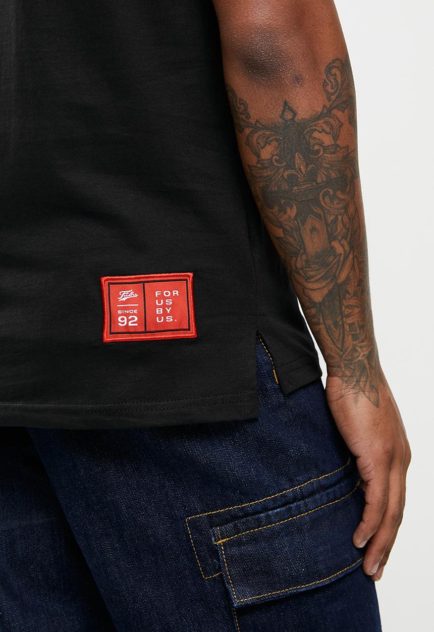 FUBU - Melrose mens T-shirt - red & black