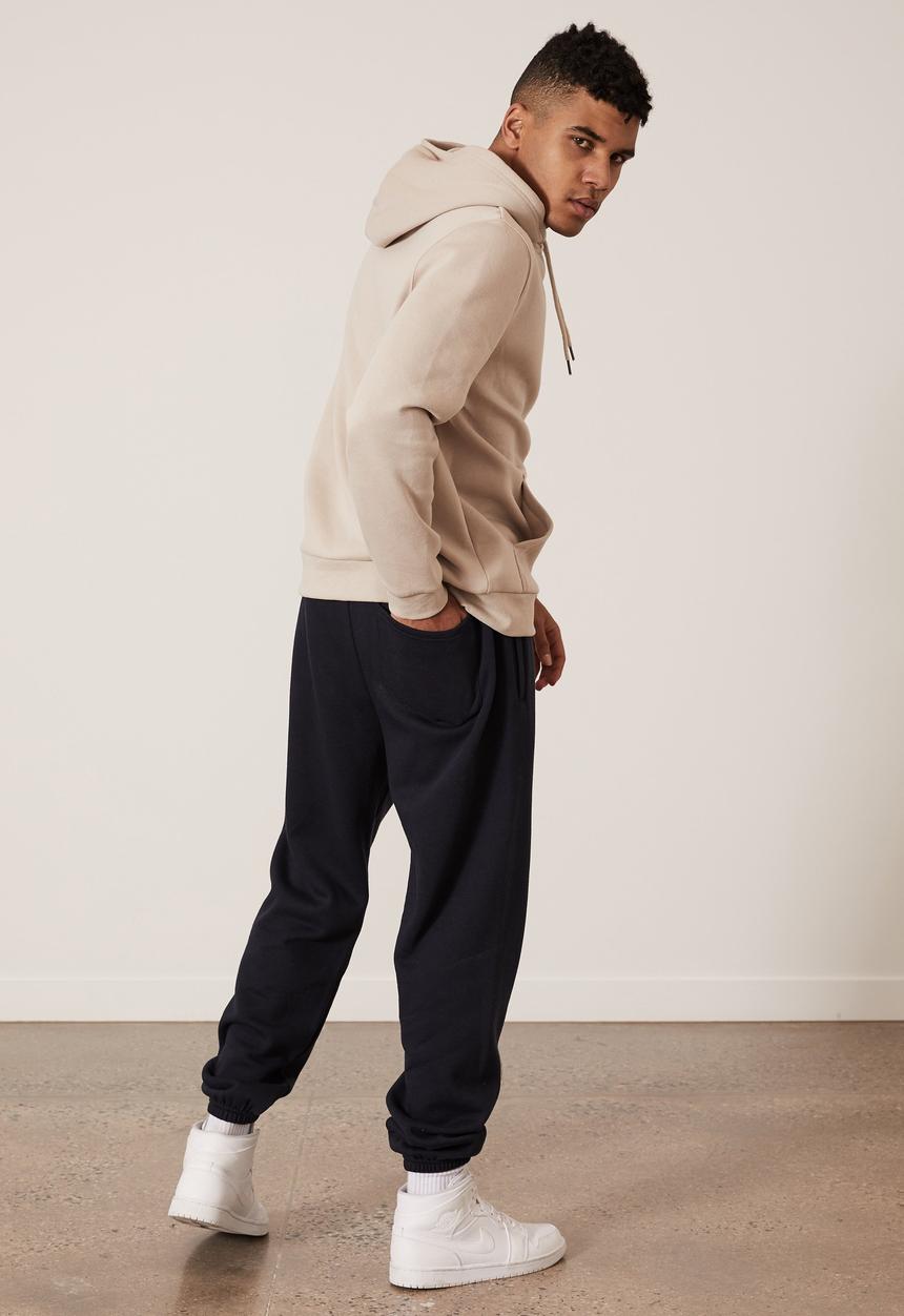 Factorie - Relaxed graphic trackpant - navy