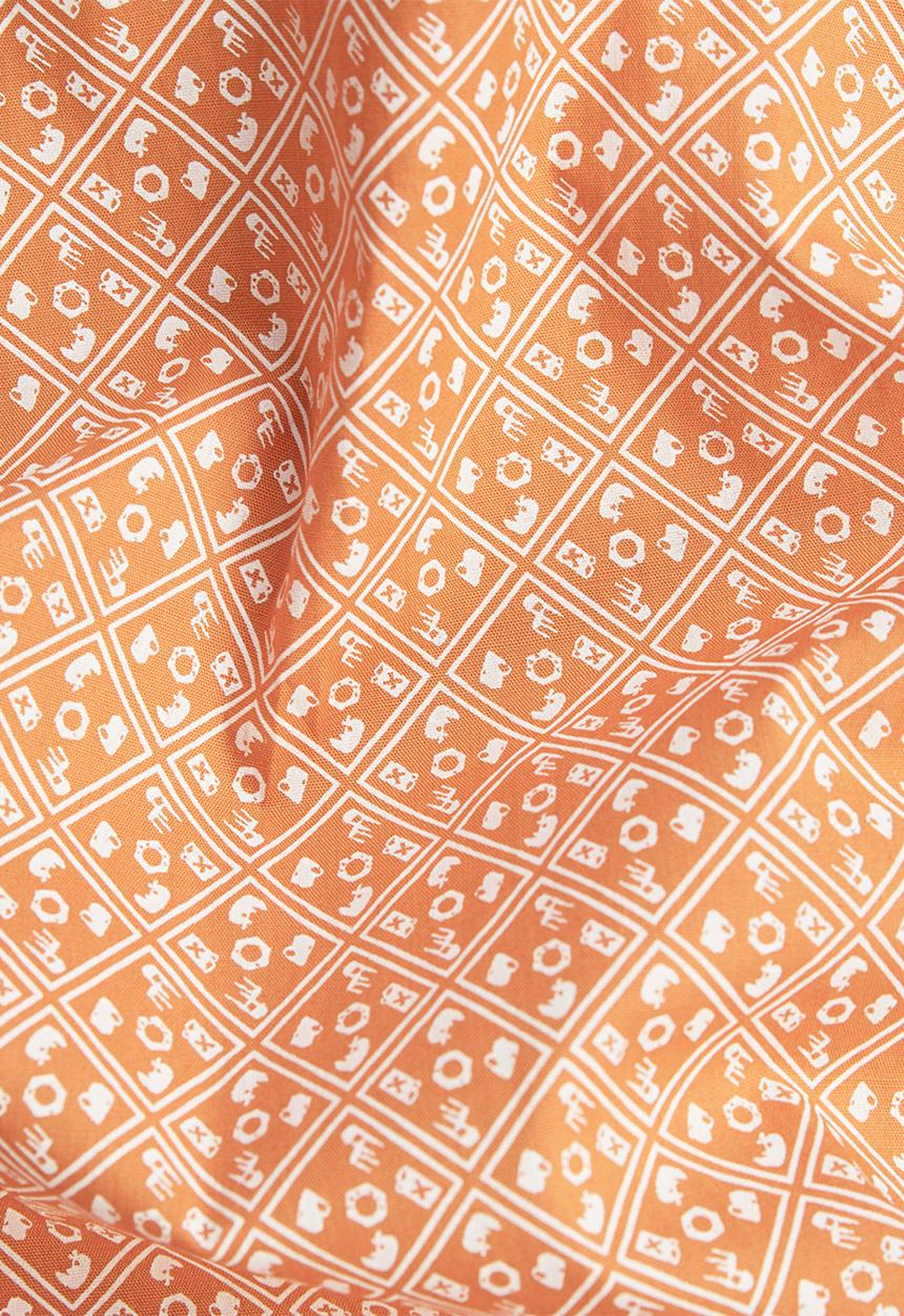 G-STAR - Dressed super slim shirt short sleeve - orange 
