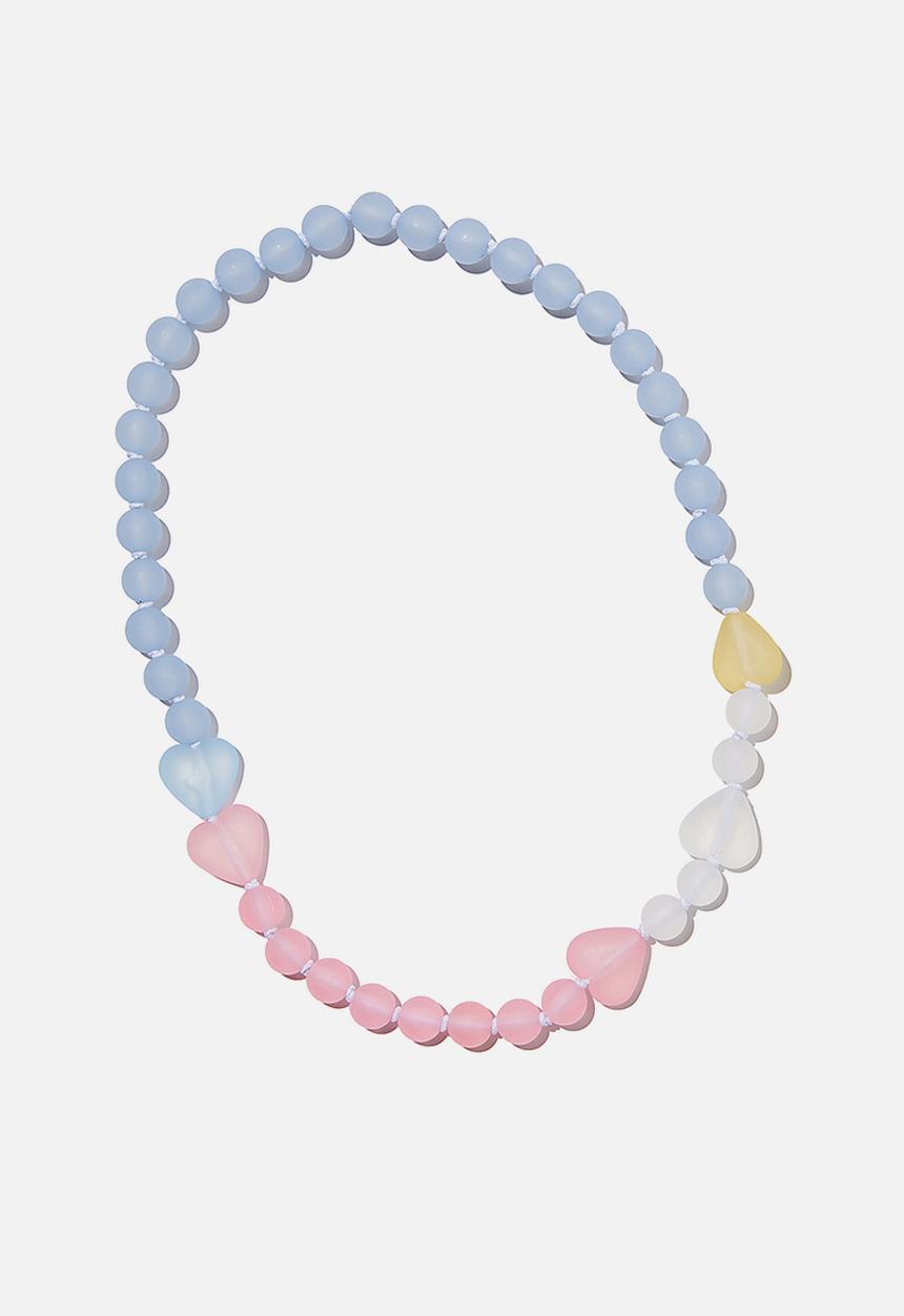Cotton On - Beaded necklace - hearts