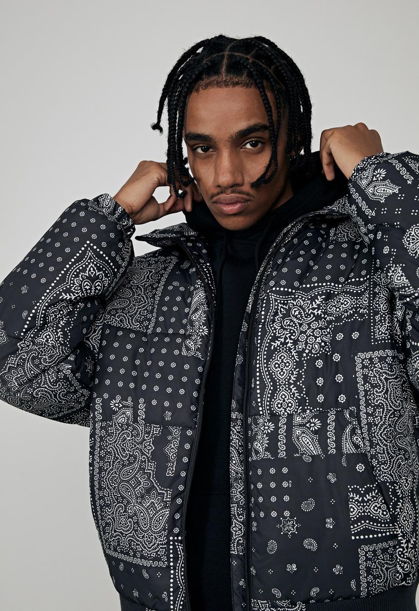 Factorie - Compton puffer jacket - black