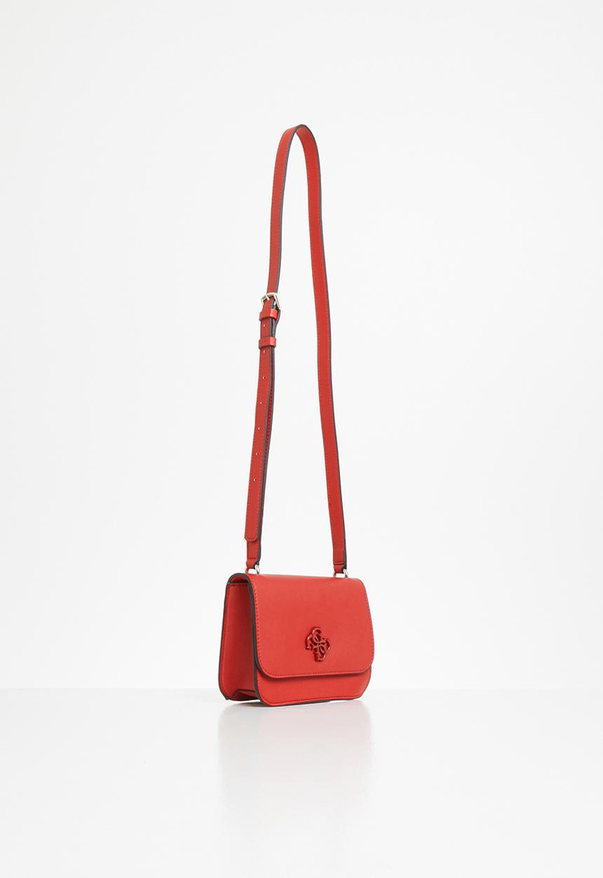 GUESS - Noelle mini crossbody flap - red