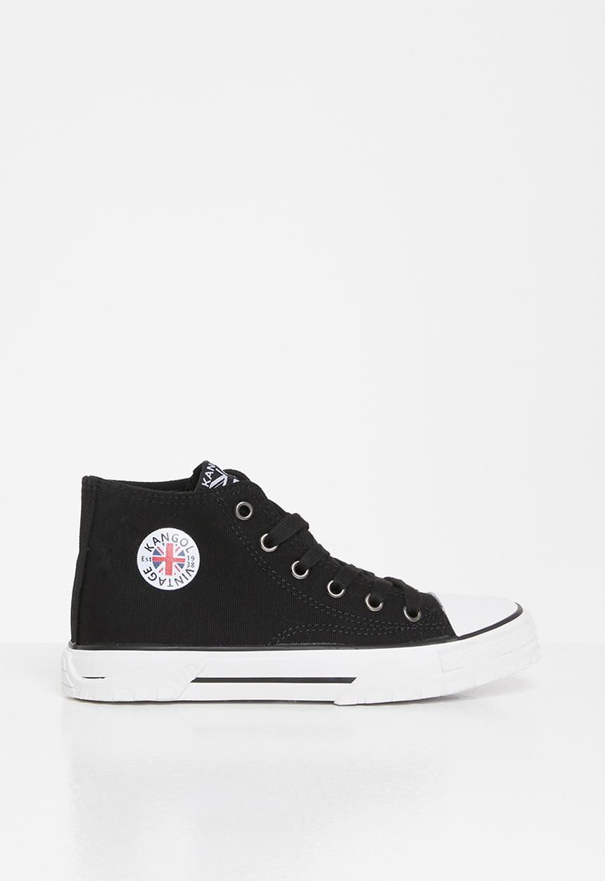 KANGOL - High top lace up - black