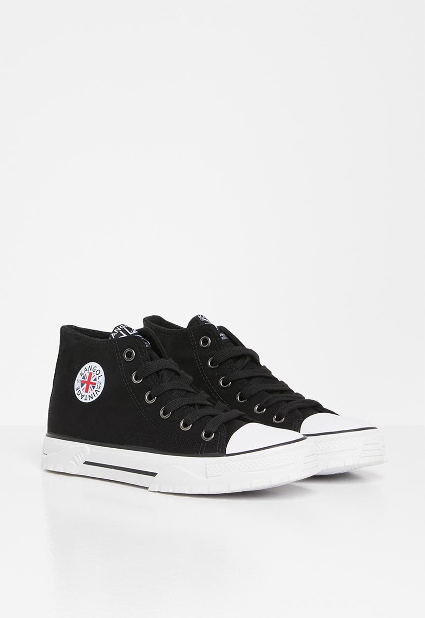 KANGOL - High top lace up - black