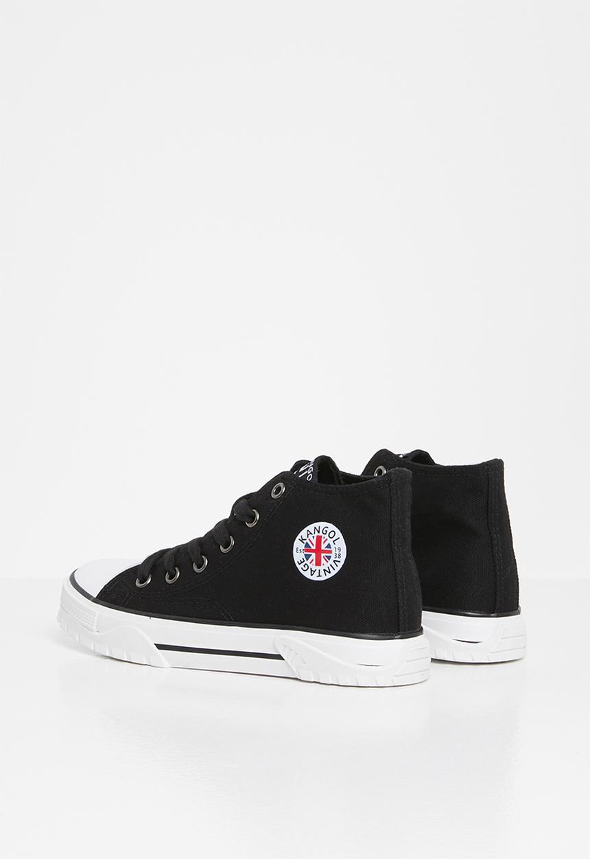 KANGOL - High top lace up - black