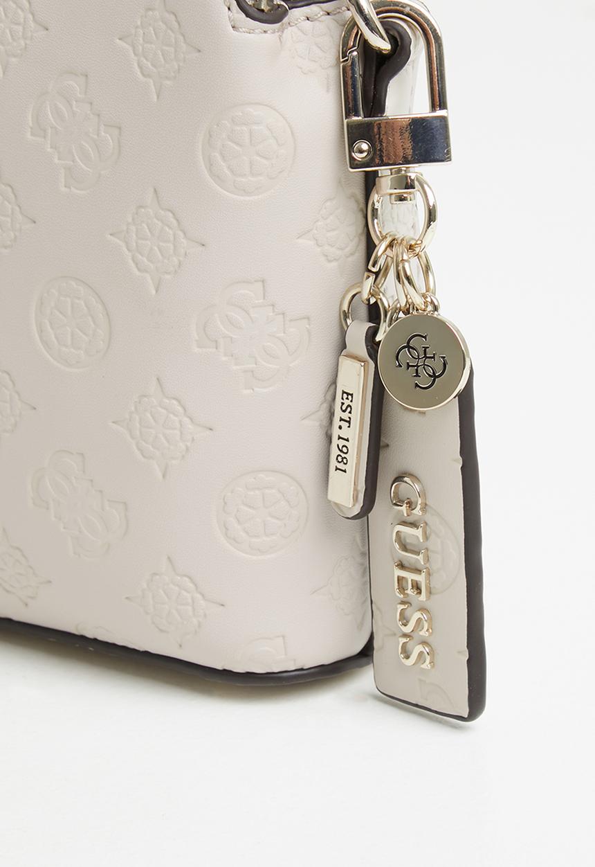 GUESS - Ninnette dbl zip crossbody - stone