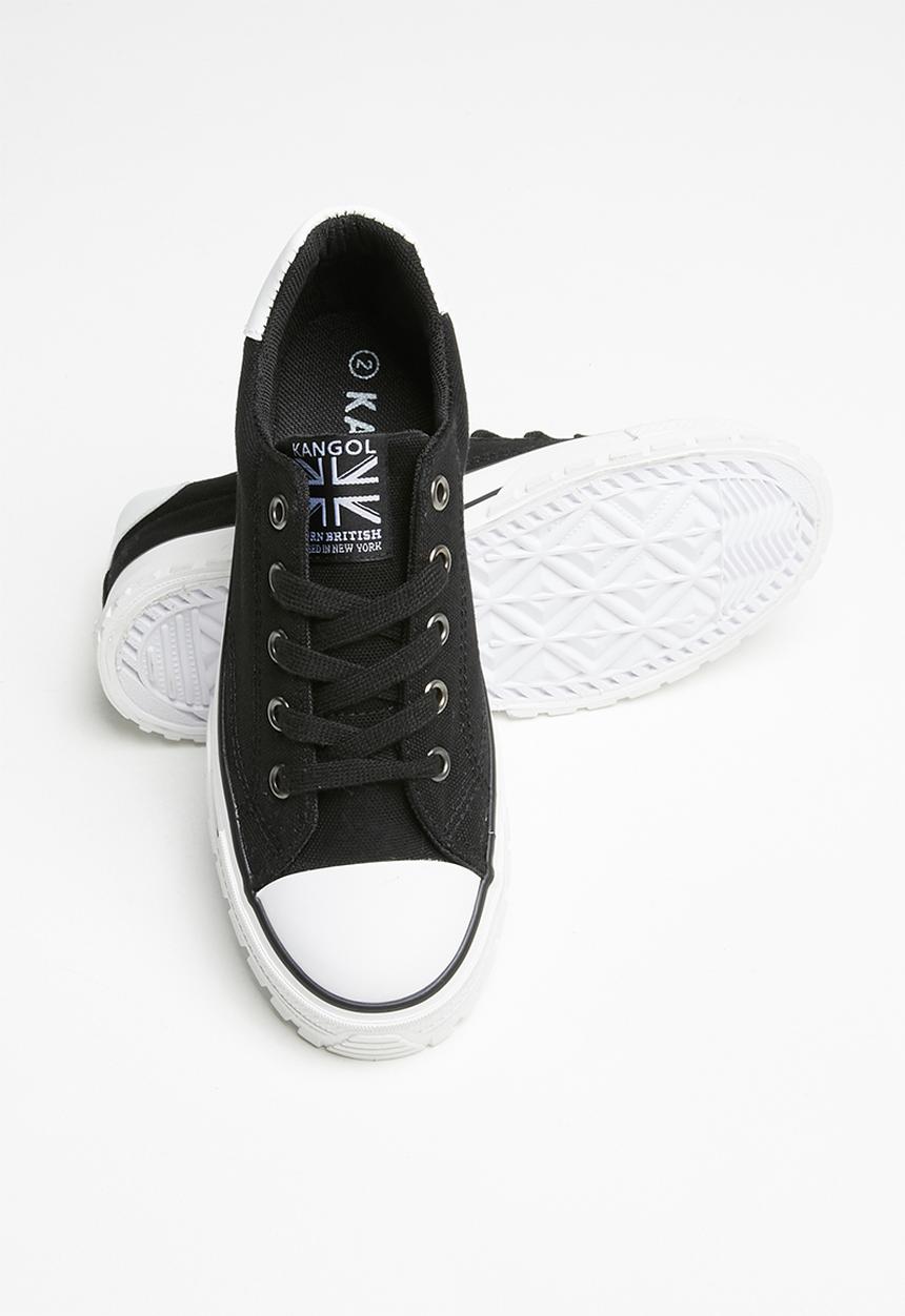 KANGOL - Low top lace up - black