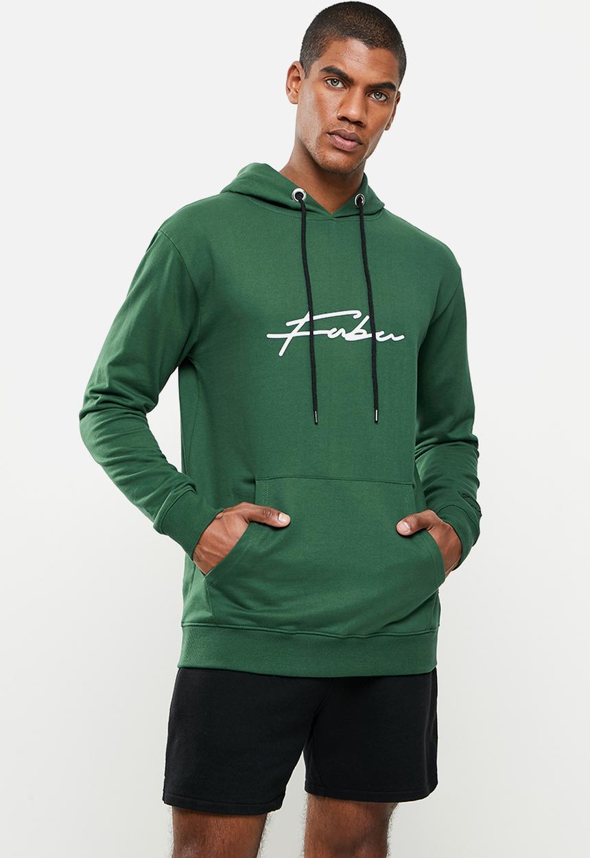 FUBU - Fubu mens hoodie - green