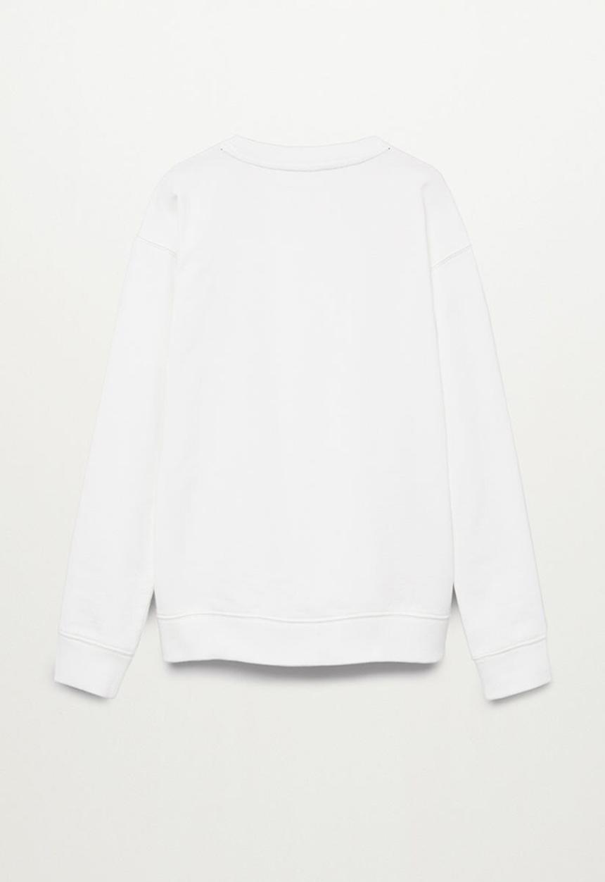 MANGO - Sweatshirt follow - white