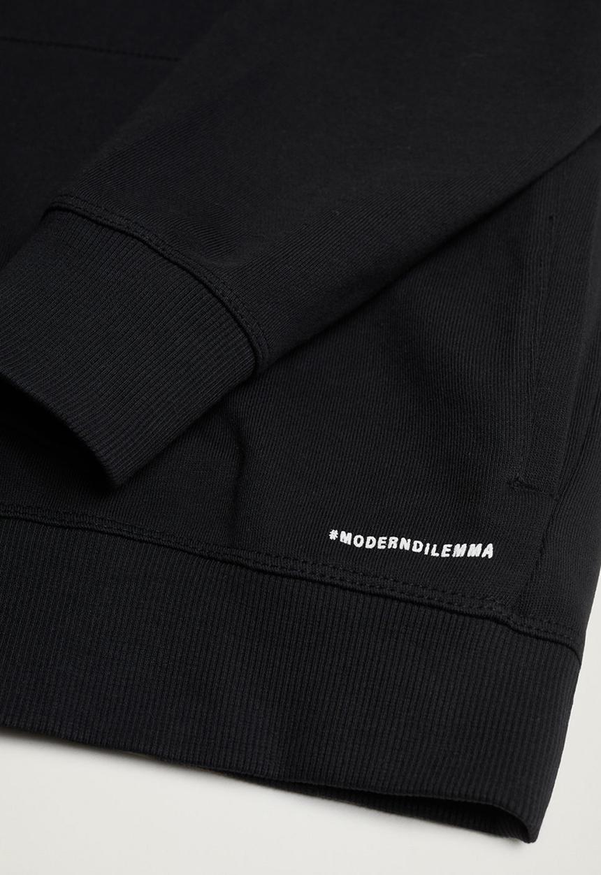 MANGO - Sweatshirt edward - black