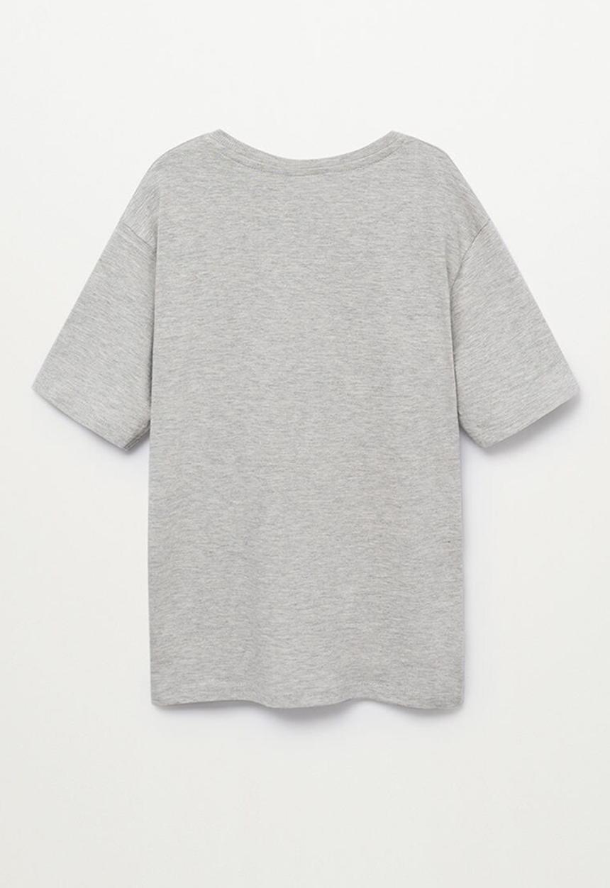 MANGO - T-shirt sunset - grey