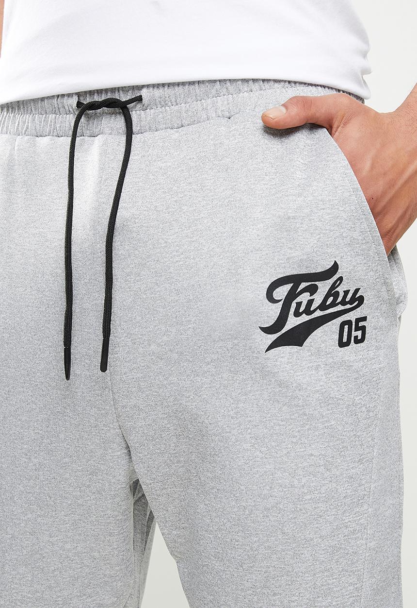 FUBU - Mens essential jogger - grey