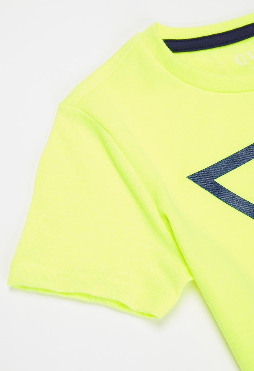 GUESS - Core triangle crew tee - yellow