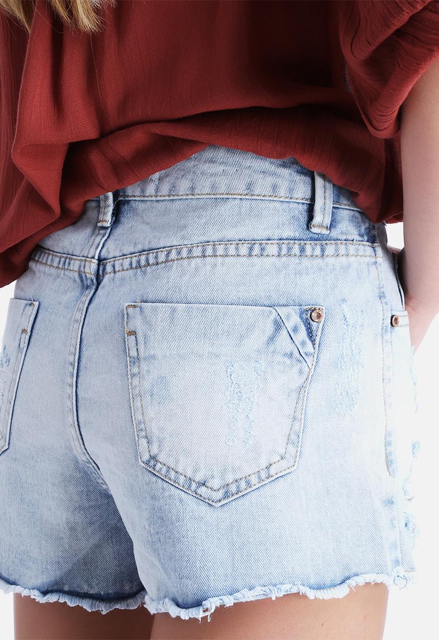 New Look - Extreme Rip Mom Shorts