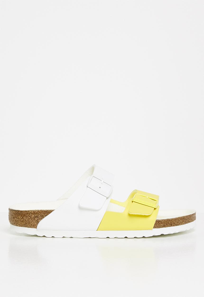 Birkenstock - Arizona split birko-flor regular - lime & white