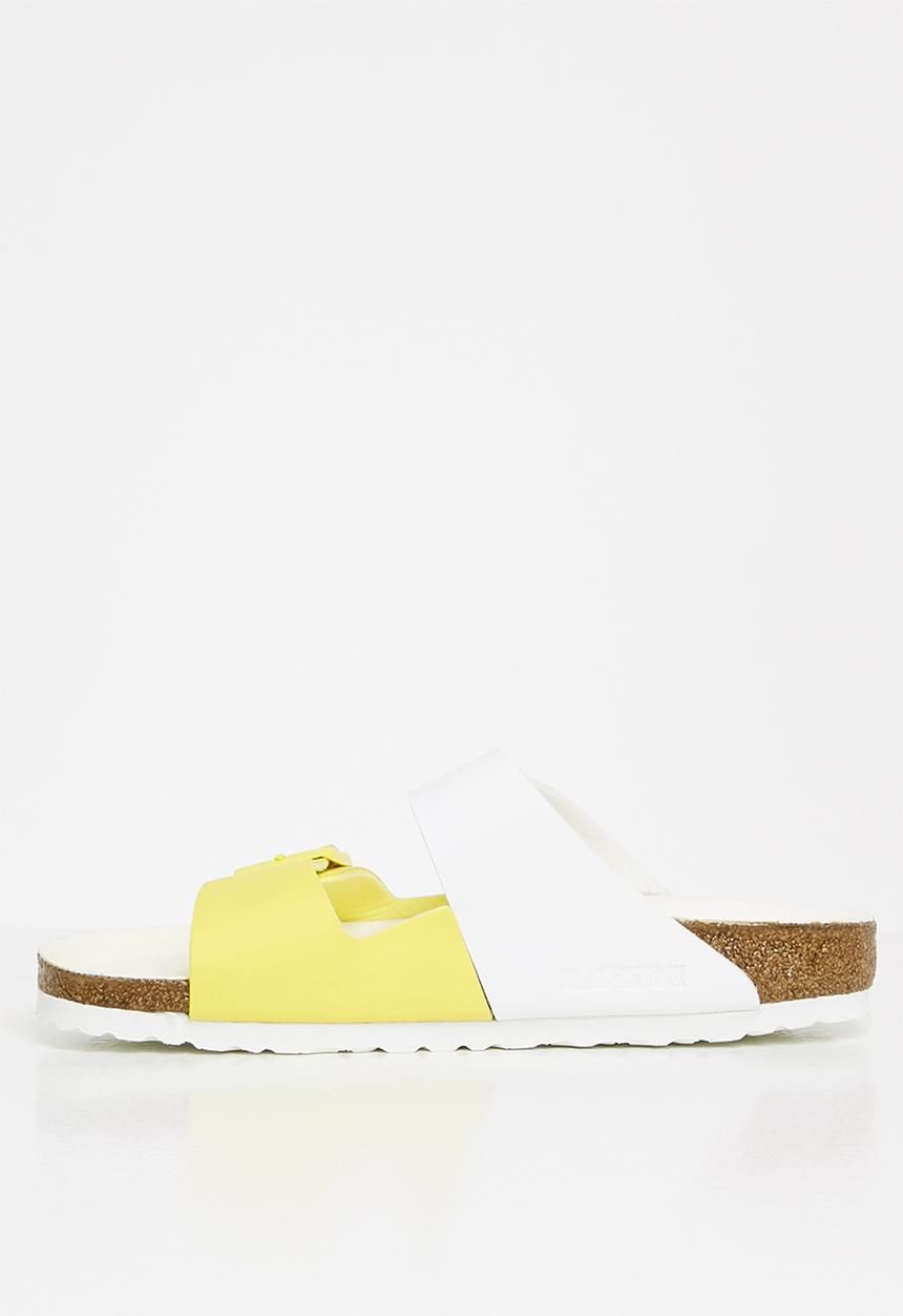 Birkenstock - Arizona split birko-flor regular - lime & white