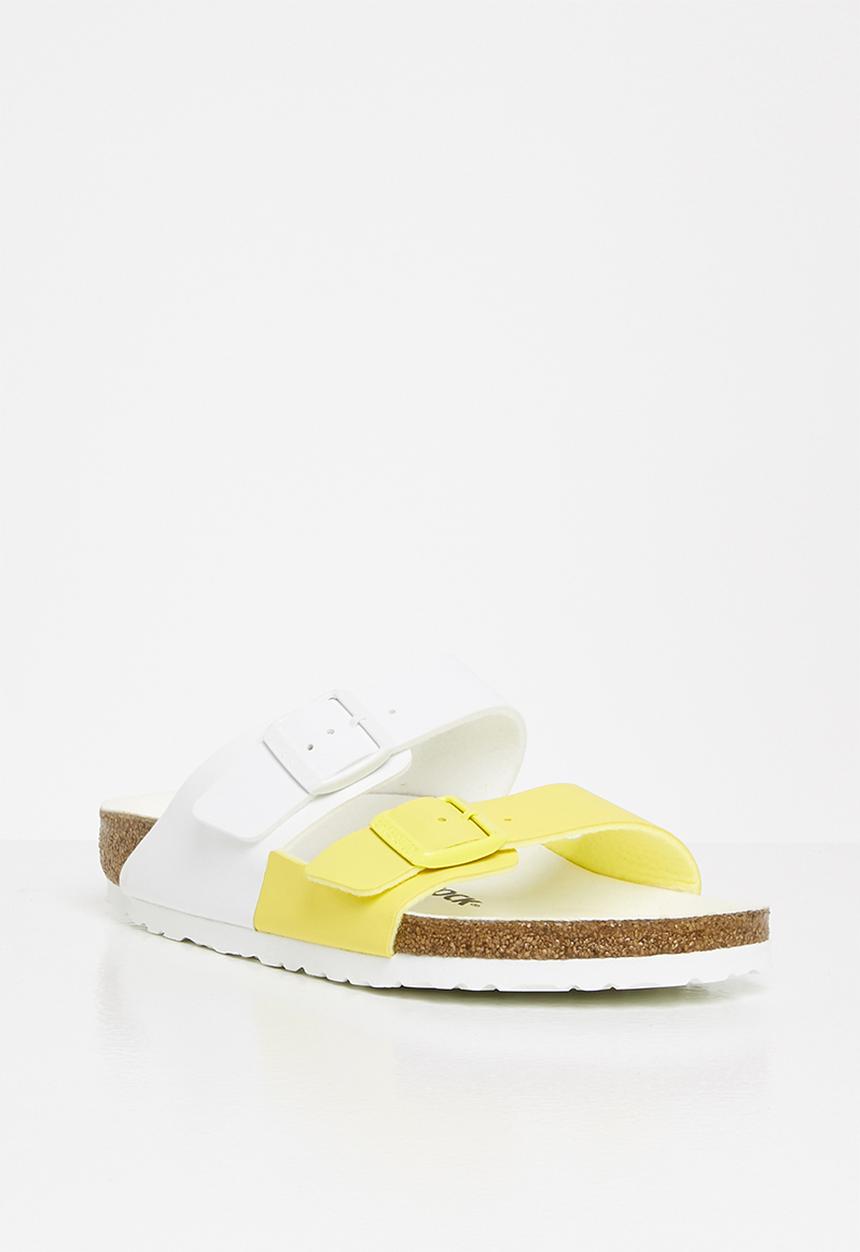 Birkenstock - Arizona split birko-flor regular - lime & white