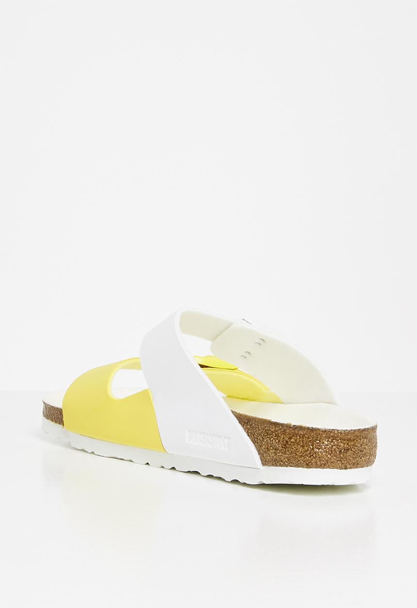 Birkenstock - Arizona split birko-flor regular - lime & white