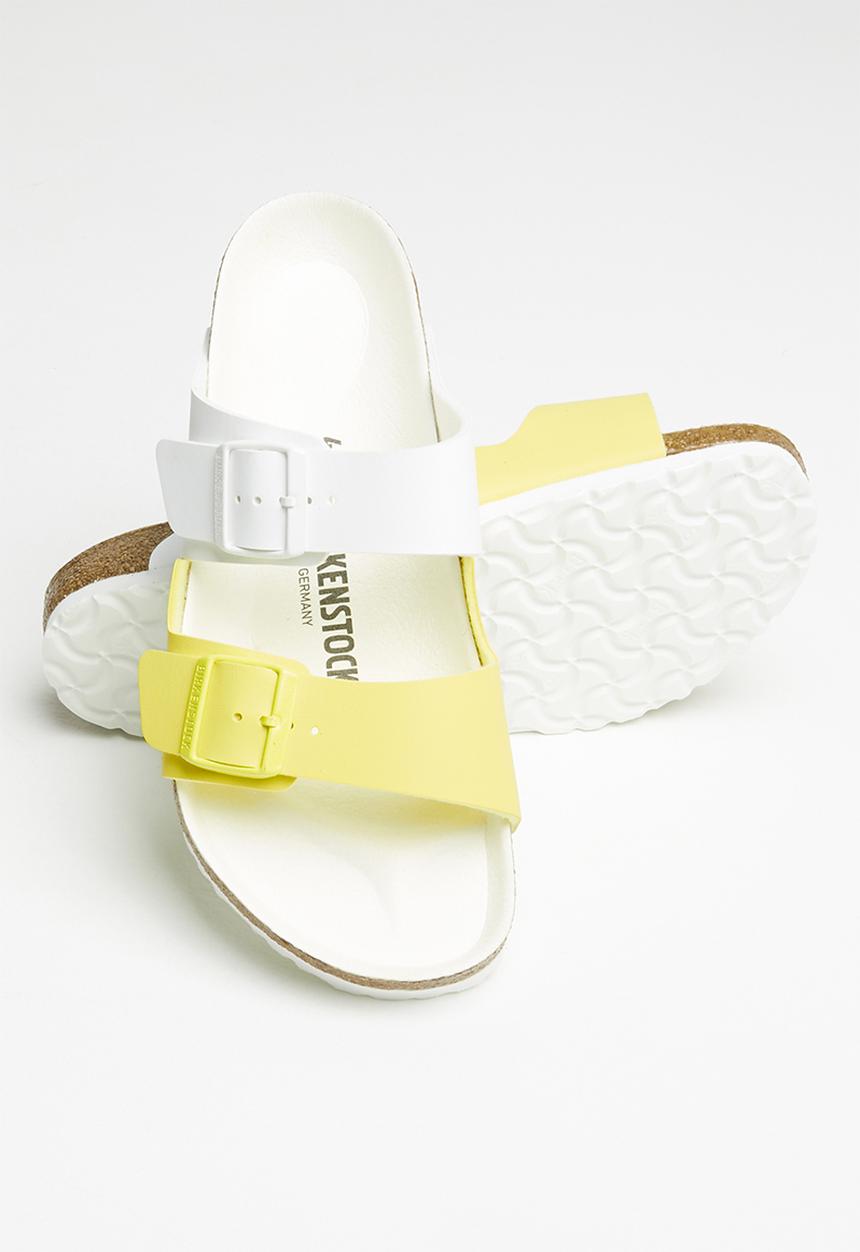 Birkenstock - Arizona split birko-flor regular - lime & white