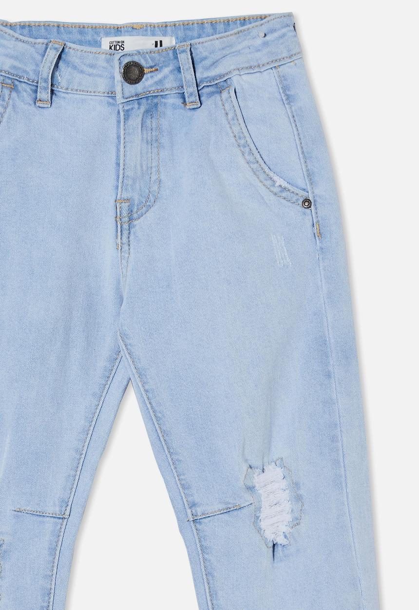 Cotton On - Straight fit jean - bells light blue