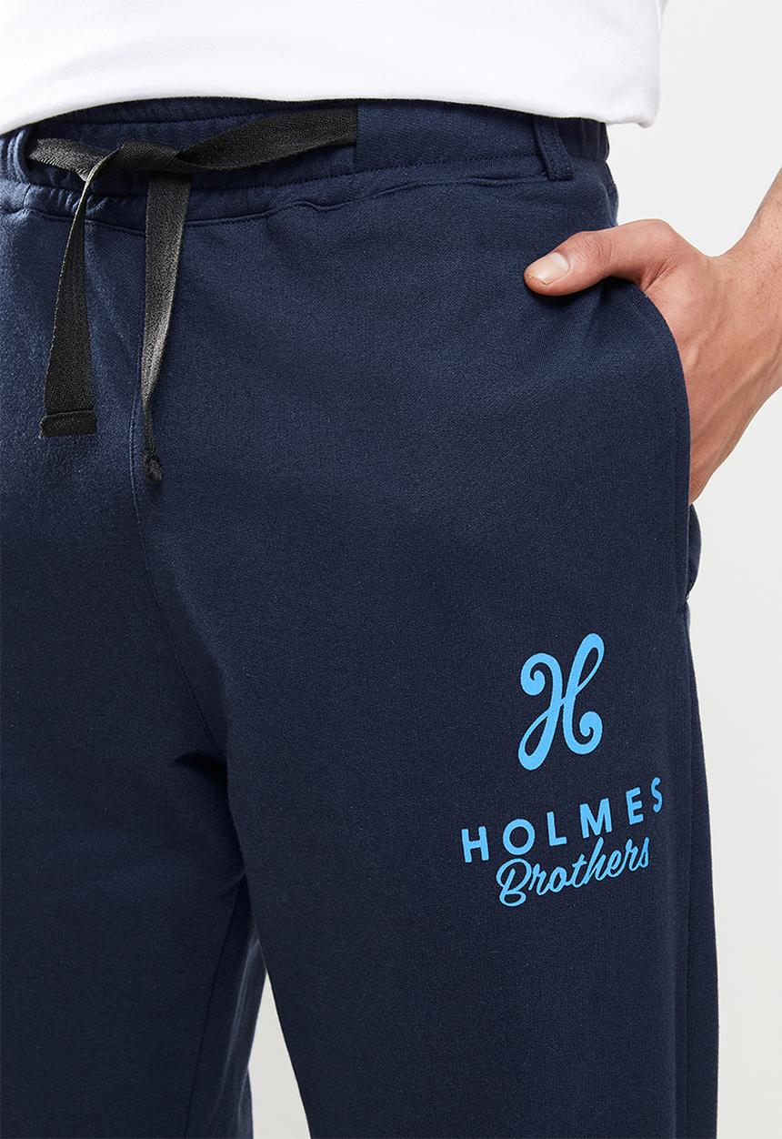 Holmes Bro's - Holmes belted trackpant - navy